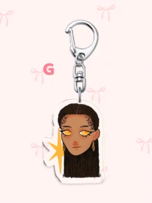 1 pieza/7 piezas Llavero acrílico KATSEYE K-POP, lindo encanto de miembro de dibujos animados y bolsa oficial de la barra de luz, con Manon, Sophia, Daniela, Lara, Megan y Yoonchae, decoración versátil para llaves de coche, mochilas, cordones y teléfonos, accesorios coleccionables perfectos, regalos ideales para novios, novias, familiares, maestros, regalos de fiesta, regalos de graduación y decoraciones de teléfono celular con tema de EYEKONS - Multicolor - Ver 18