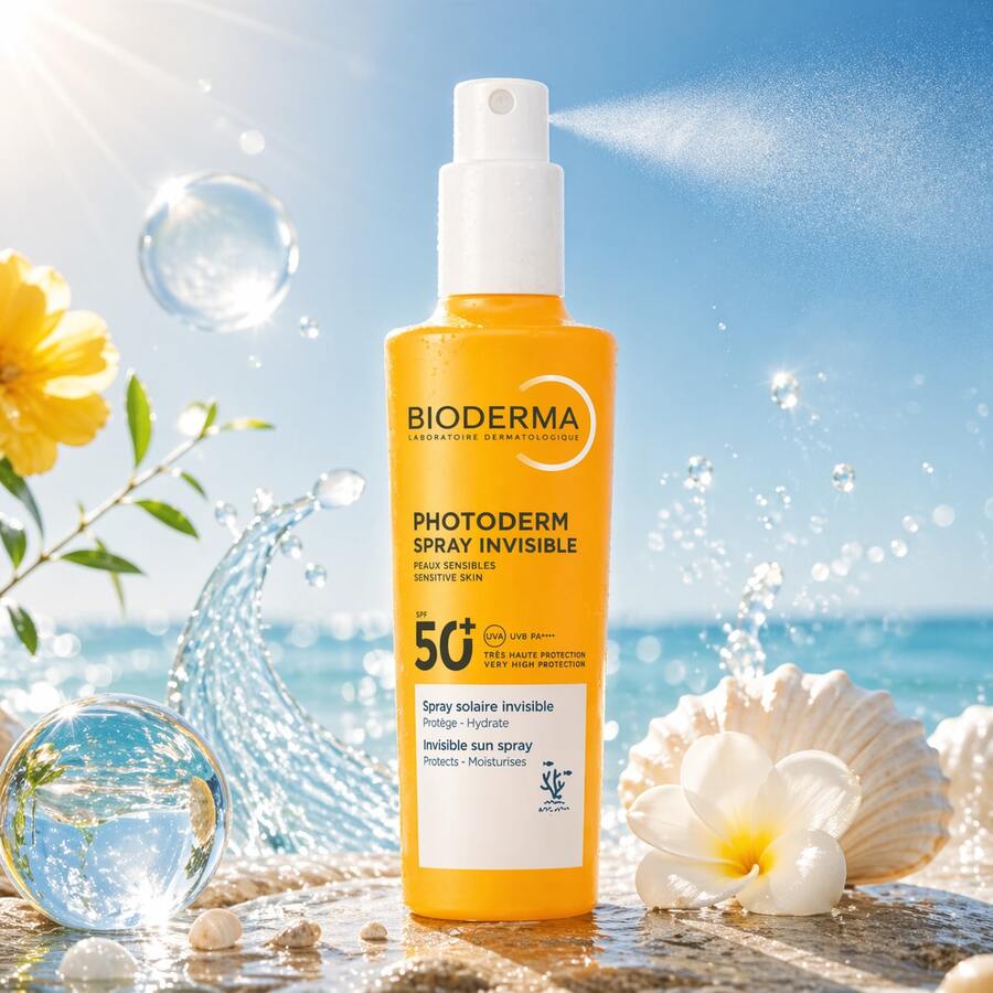BIODERMA - PHOTODERM INVISIBLE SPRAY 50+ SPF, FOR SENSITIVE SKIN 200ML - Clear - View 1