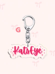 1個/7個 KATSEYE K-POP 壓克力鑰匙圈，附「Gnarly」與 Y2K 吊飾，包含 Manon、Sophia、Daniela、Lara、Megan 和 Yoonchae，眼睛拼貼、貓咪、螢光棒與 KATSEYE Logo 設計，適合粉絲，亦可送給男友/女友、家人、老師，派對禮物、畢業禮物及 EYEKONS - 彩色 - 查看 8
