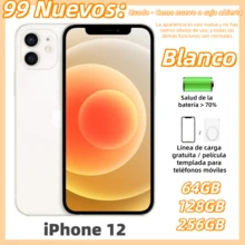 (99% New) Apple IPhone 12, White, Dual SIM, Battery Health Over 70%, Includes Charging Cable/Screen Protector, Used - Near Mint Or Open Box - White - View 2