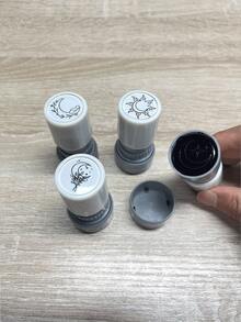 1 con dấu tự dính hình ngôi sao và mặt trăng kiểu Ins Style, dùng cho phong bì, sổ kế hoạch, đa năng và tiện dụng. - Con dấu sao và mặt trăng - Xem 7