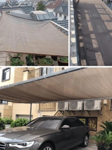 高密度聚乙烯遮阳布,多种尺寸可选,适用于狗舍、鸡舍和温室。这款遮阳布兼具植物遮阳和遮阳篷双重功能,适用于花园露台、植物遮荫、户外凉亭和草坪遮阳。遮阳布尤其适合狗舍和鸡舍,且易于悬挂。 - 彩色 - 查看 9