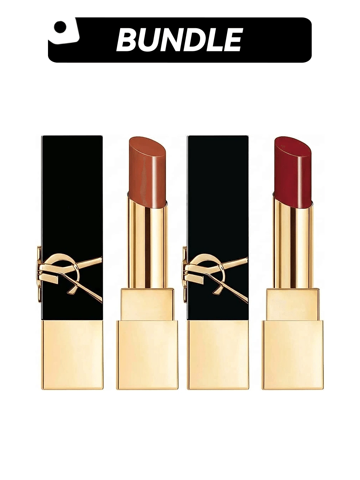 Yves Saint Laurent [Bộ son] Son Rouge Pur Couture The Bold + Son Rouge Pur Couture The Bold 6 Reignited Amber + Son Rouge Provocation 1971 0.11oz/3g*2 - 6. Hổ phách bùng cháy trở lại + 1971. Sự khiêu khích đỏ rực. - Xem 1