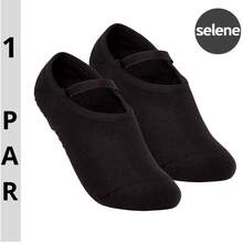 Women's Non-Slip Pilates Yoga Socks Selene Original Adult Plain Ref 7860.003 - 黑色 34-39 - 查看 1