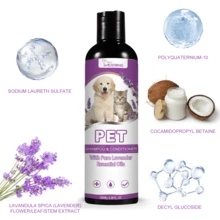 2-Piece Pack - Pure Lavender Essential Oil Pet Shampoo - Has The Functions Of Cleaning, Moisturizing And Adding Fragrance. Does Not Contain Irritating Ingredients. This Is A Pet-Friendly Shampoo Specially Designed By "Pet Owners". - View 6