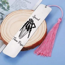 1 chiếc kẹp sách bằng thép không gỉ tinh xảo, quà tặng Halloween, quà tặng đọc sách - BXG-1 - Xem 5