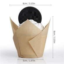 Tulip Cupcake Liners, Baking Paper Cups, Baking Tools, Cupcake Liners - View 3