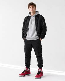 Nike Jordan Air Jordan 4 "Toro Bravo" 經典復刻 時尚百搭 柔軟舒適 減震 中幫 復古籃球鞋 男女同款 紅色 - 紅色 - 查看 7