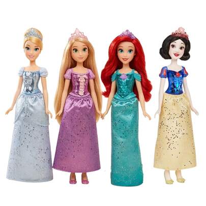  Hasbro Disney Princess Royal Shimmer Cinderella Doll Fashion Doll With Sparkle Skirt & Accessories, Toy For Kids 3+
