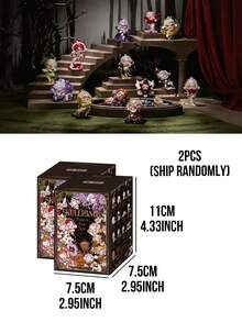 POP MART SKULLPANDA 花瓣四幕系列盲盒,12款常規版 + 1款隱藏版,以花卉生命週期為靈感的藝術收藏人偶,採用高品質PVC/ABS材質,以新藝術風格詮釋花苞綻放與凋零,精緻手繪細節呈現植物與花卉元素,復古金框包裝搭配暗黑浪漫美學,適合桌面擺飾與書架裝飾 - 彩色 - 查看 14