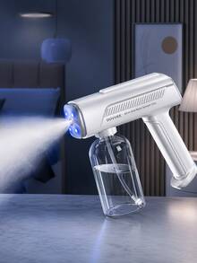 XO Chef Lab Continuous Sprayer Bottle With Ultra Fine Mist- Continuous Mister Spray Bottle For Hairstyling, Cleaning, Plants, Pets, Barbers, Salons, High Pressure Spray Bottle, Portable Refillable Mist Sprayer (Clear - 8.8Oz/268ml) - White-1Pc - 查看 2