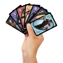 Mattel UNO宇宙大师卡牌游戏，适合2-10名玩家，儿童和成人聚会游戏，包含特殊规则 - JMF11 - 查看 3