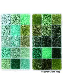 2 Boxes 30 Colors Glass Seed & Tube Beads For DIY Jewelry Making - A - View 10