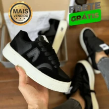Stylish Platform Casual Sneakers For Modern And Elegant Looks. - Đen Đen N - Xem 2