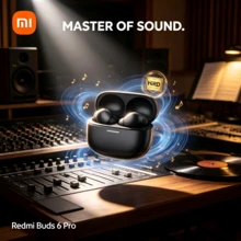 Xiaomi Redmi Buds 6 Pro 无线耳机配备主动降噪和空间音频技术。充电盒内置 480mAh 电池，可提供长达 36 小时的续航时间。支持快速充电和蓝牙 5.4 协议，带来卓越的音质。 - 查看 3