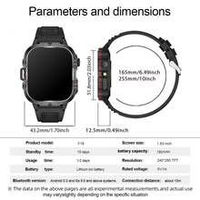 2026 Unisex High-Definition Touch Screen Smart Watch: Calling/Wireless Messaging/Multiple Sports Modes/Remote Camera/Fitness Tracker, USB Charging, LED Outdoor Light, Silicone Strap, Smart Connection, Suitable As Holiday Gift For Couples, Elders, Friends, Classmates - Multicolor - View 9