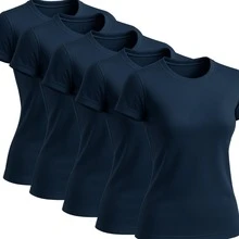 Women Sports Tees & Tanks - Azul - Ver 8
