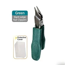 318 Coupe-ongles haute précision spécialement conçu pour les ongles épais, fabriqué en acier inoxydable robuste, avec une poignée douce et antidérapante et une lame ultra-tranchante inclinée à 25 degrés. Spécialement conçu pour les personnes âgées, avec fonction anti-éclaboussures. - Vert-1PC - Voir 11