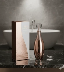 Real Time Perfume para Mujer Mixed Emotions Sparkling by Linn Young - Eau de Parfum 100 ml (3.3 fl. oz.) | Fragancia Floral Vibrante | Diseño Exclusivo en Oro Rosa y Cristal. - 100 ml - Ver 4