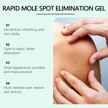 HOUKEA Skin Care Whitening Gel - Gentle Erase Mole Spot Elimination Gel Effectively Improves Uneven Skin Tone, Fades Dullness Smooth And Non-Heavy Texture Deeply Moisturizes Skin, Relieves Dryness, Softens Skin Texture - Trang phục trang trọng - Xem 3