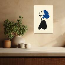 A4 Size (29.7x21cm) Female Profile Outline Template - Reusable DIY Painting Template, Suitable For Wall Art, Scrapbooking, Card Making, Home Decor, Crafts, Artists And Hobbyists - Single Piece - View 4