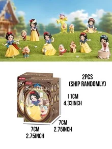 Disney Snow White Classic Series Blind Box Collection, Classic Movie Merchandise Figure Ornament Toy Blind Box, Cute Princess Series Blind Box Collection, Holiday Party Gift, Birthday And Christmas Gift - Multicolor - View 9