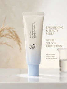 Relief Sun Aqua-Fresh Sunscreen SPF 50+ PA++++ Sunscreens 1.69oz/50ml Refreshing Lightweight Hydrating High-Protection Girlfriend Wife Mother Friend Birthday Graduation Party Travel Camping Outdoors School Campus Trip Festivals Anniversary Winter Christmas Special Occasions, Party Basic Relaxed Style Office Looks Vacation Vibes - Multicolor - View 1