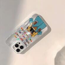 This Elegant Chinese-Style Phone Case, Featuring A "Love And Time Through The Lens" Design, Symbolizes Good Fortune And Is Compatible With Apple  17, 16, 15, 14, 13, 12, 11 Pro Max, XS, XR, S26 Ultra/S26 Edge/S26 Plus/S26/S25 Ultra/S25 Plus/S25/S25FE/S25Edge/S24 Ultra/S24 Plus/S24/S24FE/S23FE/S23 Ultra/S23 Plus/S23/S22 Ultra/S22 Plus/S22/A15/A16/A17/A35/A36/A37/A54/A55/A56/A57. Shockproof, Water-Resistant, Scratch-Resistant, And Drop-Resistant, It Makes An Excellent Birthday Gift. - 銀色 - 查看 4