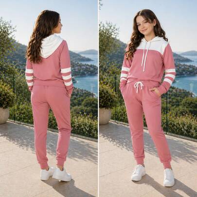 Conjunto moletom meninna 4 ao 14 anos
