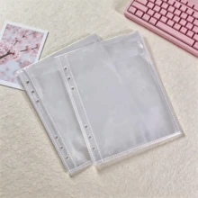 10/20/30pcs - A5 Clear Refill Pages, Double-Sided Photo Album, High-Quality PP Material, High Transparency, Loose-Leaf Binder Refill, A5 Notebook Refill Paper, Sticker Storage, DIY Sticker Book, Beads Iron Storage, Loose-Leaf Notebook Storage Bag, Large Capacity Sticker Storage Album, Photo Album, Planner, Sticker Book, Ledger, Notebook, Diary, Passport Holder, Idol Photo Card, Postcard, Trading Card, Instant Photo Card, Campus Card, Access Card Storage Bag, Suitable For School & Office Supplies,Card Holder - A5 - View 2
