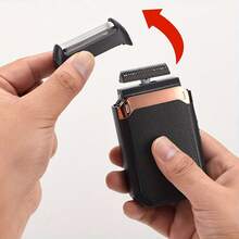 600mAh Rechargeable Electric Shaver, Multi-Function Electric Razor For Men - Detachable Foil & Blade, Pop-Up Sideburn Trimmer And Cleaning Brush, Suitable For Head And Facial Hair Grooming, High-Quality Gift For Men - 多色的 - 查看 4