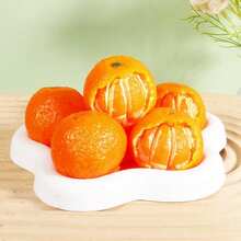 1pc Squishy Orange Toy, Colorful Realistic Fruit Squeezy Stress Relief Slow Rebound Squeeze Toy, Party Favor, Small Gift Filler, Surprise Gift, Birthday Gift, Perfect Gift - Multicolor - View 6