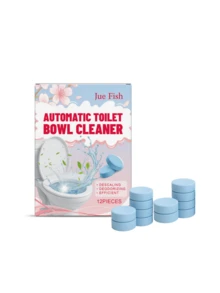 Toilet Cleaning Tablets, Effective For Removing Stubborn Stains, Convenient For Household Daily Cleaning - 固體 - 查看 9