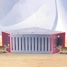 1 Pc Reusable Mouse Trap And Mouse House | Right Angle Design For Corners | Indoor & Outdoor Use | One-Way Door / Large Capacity + Transparent Window - 90° Trampa Para Ratones - View 7