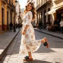 Pantufas de pajarta con punta redonda,convertibles, sin cordones, para exterores, sandaias de playa de moda para mujer antidesizantes,con pajarta, para San alentin - Negro - Ver 9