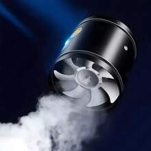 Extractor Silencios Humo Aire Maquina Laser Tubo Axial - Negro - Ver 7