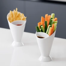 French Fry Cup, Vegetable Salad Cup, Dipping Sauce Container, Fry Cup, Cucumber Sticks, Chicken Nugget Cup - Multicolor - View 7