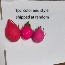 Creative Stress Relief Toy, Realistic Dragon Fruit Squeeze Toy/Big Bun Squeeze Toy, Tofu Ball Pressure Relief Gadget Small Gift, Party Favor (Random Color) - Multicolor - View 12