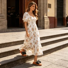 Pantufas de pajarta con punta redonda,convertibles, sin cordones, para exterores, sandaias de playa de moda para mujer antidesizantes,con pajarta, para San alentin - Negro - Ver 3