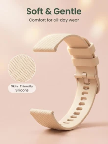 18mm 20mm 22mm Soft Silicone Strap For Active 6/5, Approach S50, Venu Sq 2, Venu 2/2s, Venu 3/3s, Forerunner 570 42mm/47mm, Galaxy Watch/4/5/6/7, Active 2, Watch/GT3/GT4/GT5/GT5pro/GT3pro 46mm, Active/Active2, GTS3/GTS4, Watch5 Active/Watch5 Lite - A - View 4