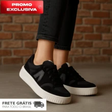 Stylish Platform Casual Sneakers For Modern And Elegant Looks. - Đen Đen N - Xem 3