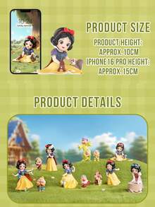 Disney Snow White Classic Series Blind Box Collection, Classic Movie Merchandise Figure Ornament Toy Blind Box, Cute Princess Series Blind Box Collection, Holiday Party Gift, Birthday And Christmas Gift - Multicolor - View 3