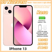 Apple （99%新）苹果 iPhone 13，粉色，双卡双待，电池健康度70%以上，含充电线/屏幕保护膜，二手 - 近乎全新或开箱品 - 粉色 - 查看 2