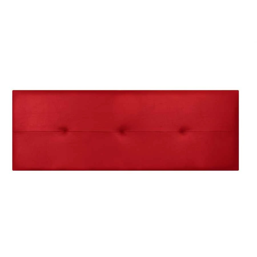 Cordoba Padded Headboard Upholstered In Stain-Resistant Faux Leather, Available In Various Colors And Sizes. BedStore - Red - View 1