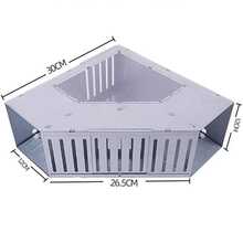 1 Pc Reusable Mouse Trap And Mouse House | Right Angle Design For Corners | Indoor & Outdoor Use | One-Way Door / Large Capacity + Transparent Window - 90° Trampa Para Ratones - View 3
