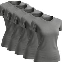 Women Sports Tees & Tanks - Gris - Ver 8