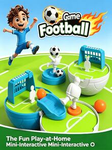Children's Football, Basketball, Fairy Ball Tabletop Games, Mini Indoor Toys For Score Keeping, Match, Family Fun, World Cup Sports Educational Toys, Suitable For 3-12 Years Old Boys And Girls, Holiday & Birthday Gifts (Accessories Color Random) - Multicolor - View 4