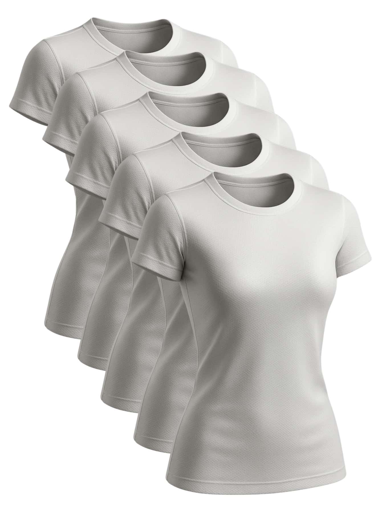 Women Sports Tees & Tanks - Blanco - Ver 1