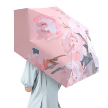Foldable Portable Sunshade Umbrella, UV Protection, Lightweight Design, For Women - Multiple Styles - View 10