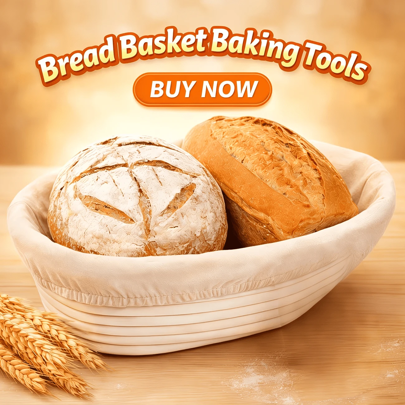 Oval Baguette Proofing Basket With Liner Bag, 2-Piece Set, Bread Dough Fermentation Tool, Baking Supplies, Home Woven Rattan Bread Proofing Basket, Multiple Sizes Available, Easy To Clean, Dishwasher